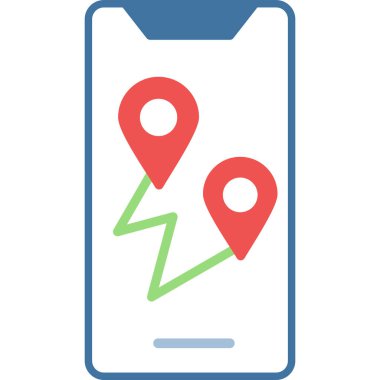 konum haritası konumu simgesi - taslak biçimi