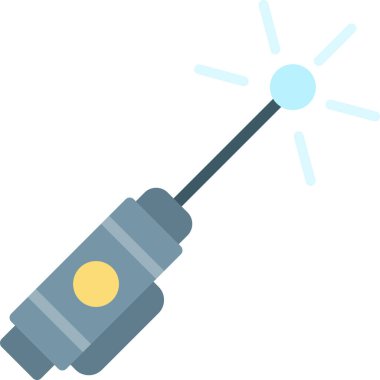 Şırınga. Web simgesi basit illüstrasyon