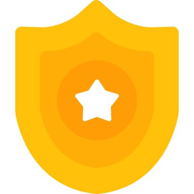 kalkan ikon vektör illüstrasyonu