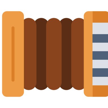 Çikolatalı şeker ikonu düz stil