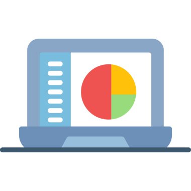 düz dizayn vektör simgesi