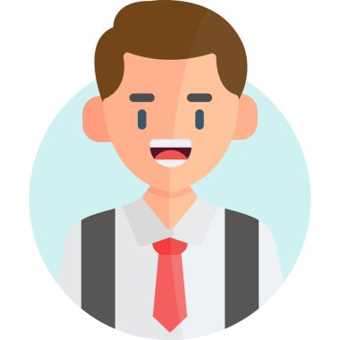 business person avatar icon vector illustration design