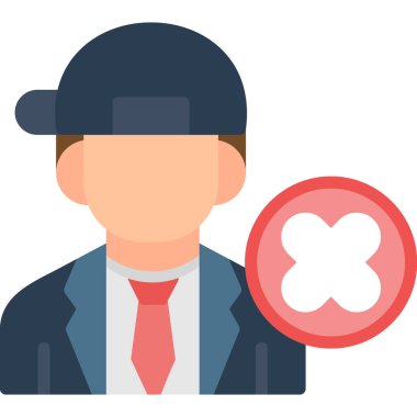 Düz biçimli Avatar insan simgesi