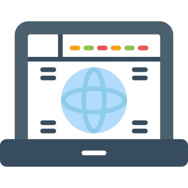 ağ internet vektör simgesi