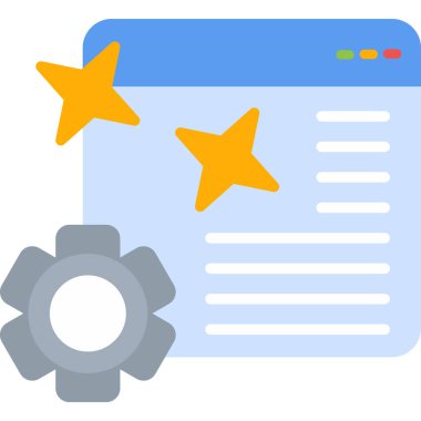 seo pazarlama simgesi düz stil