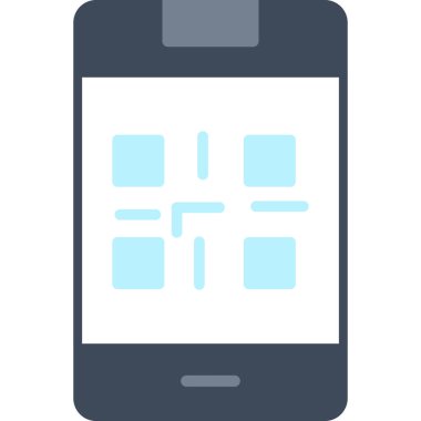 Qr Kod Vektör İllüstrasyonu, Basit Simge