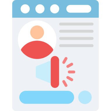 ileti ikonu vektör illüstrasyonu