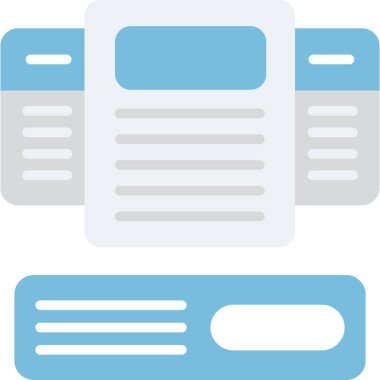 Tarayıcı penceresi internet simgesi düz biçimli