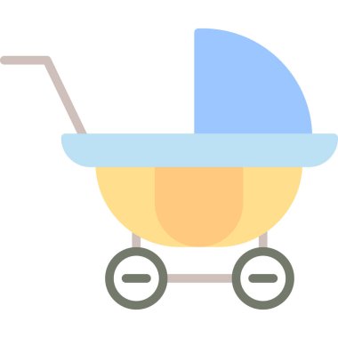 bebek taşıma simgesi vektör çizimi