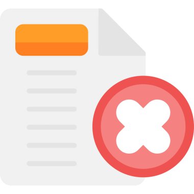 dosya belge simgesi, vektör illüstrasyon tasarımı