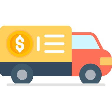 araba dağıtım aracı simgesi