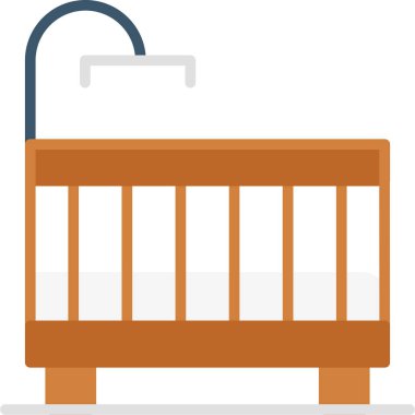 bebek beşiği simgesi, vektör illüstrasyon tasarımı