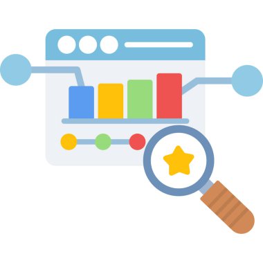 Düz biçimli web tasarım geliştirme simgesi