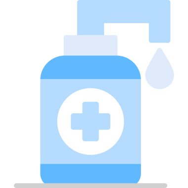 su şişesi simgesi, vektör illüstrasyonu