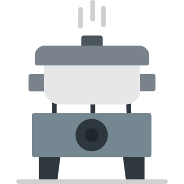 Moda Biçimli Robot Simgesi İzole Arkaplan