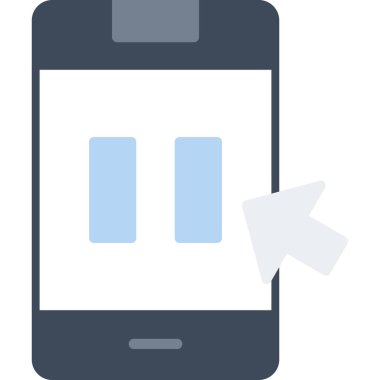 Telefon simgesi vektör illüstrasyonu