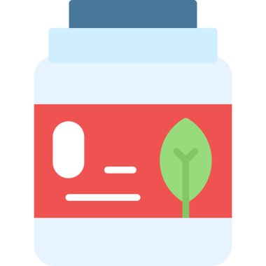 Düz biçimli hap hapı ikonu