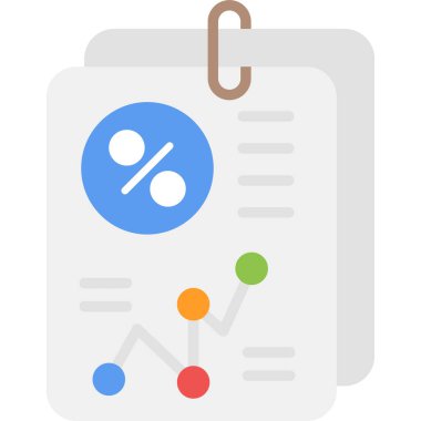 düz biçimli veri analiz veri simgesi