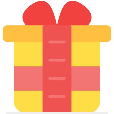 hediye kutusu vektör simgesi