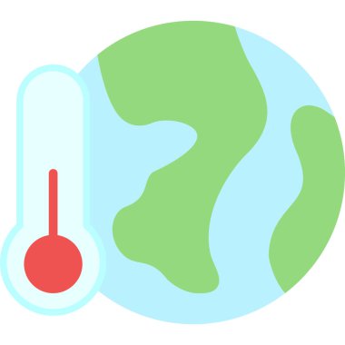 küresel iklim ısınması simgesi