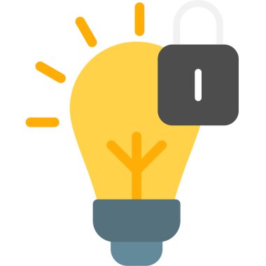 ampul yaratıcı ışık simgesi