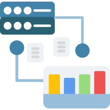 veri analiz vektörü simgesi