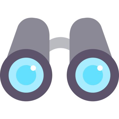 Dürbün. Web simgesi basit illüstrasyon