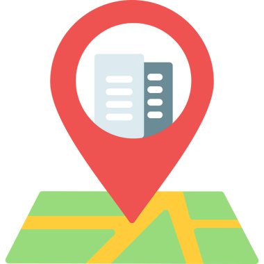 Yer düz vektör simgesi