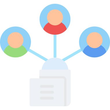 ağ vektörü simgesi modern basit illüstrasyon