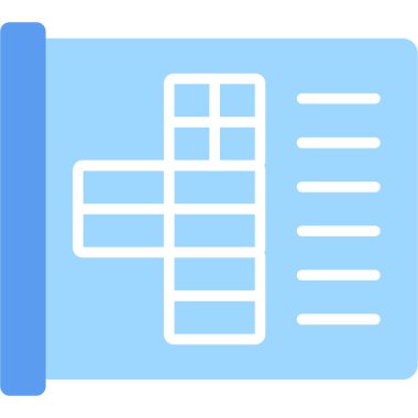 Belge. Web simgesi basit illüstrasyon