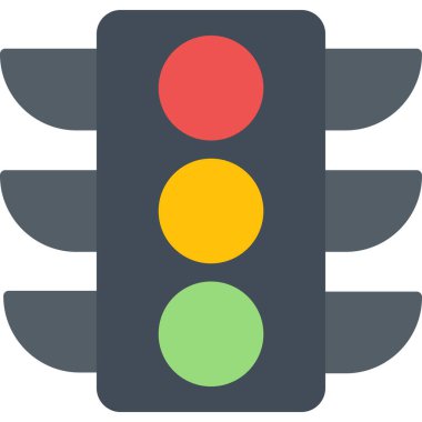 trafik ışığı vektör simgesi
