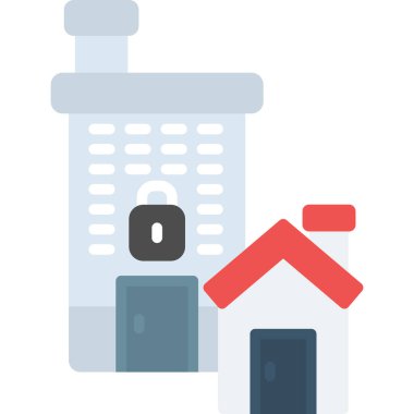 ev simgesini düz bir şekilde inşa etmek