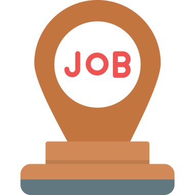 İş. Web simgesi basit illüstrasyon