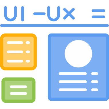 kullanıcı arayüzü tasarım simgesi - taslak biçimi