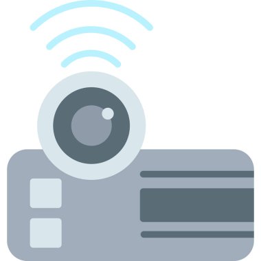 kamera simgesi vektör illüstrasyonu