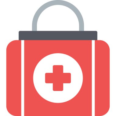 İlk yardım kiti vektör illüstrasyonu