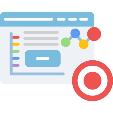 veri analiz vektörü simgesi