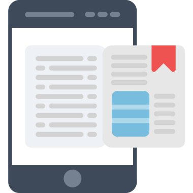 İş düz renkli vektör simgesi