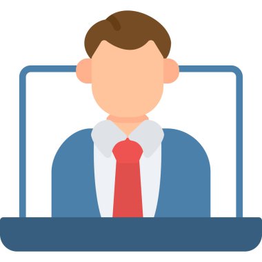 iş simgesi vektör illüstrasyonu