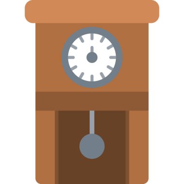 Saat simgesi vektör illüstrasyonu