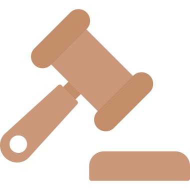 Açık artırma çekiç vektör simgesi