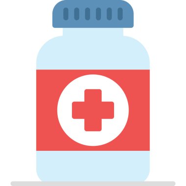 Tıp düz vektör simgesi