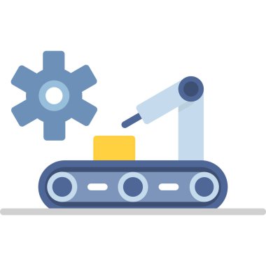 Web geliştirme düz simgesi, vektör çizim