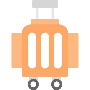 bagaj. Web simgesi basit illüstrasyon