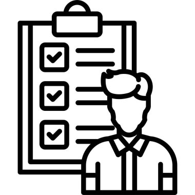 Yönetici simgesi vektör illüstrasyonu