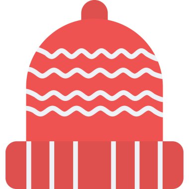 Noel şapkası vektör simgesi