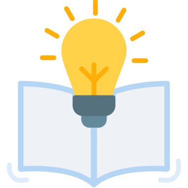 Ampul. Web simgesi basit illüstrasyon