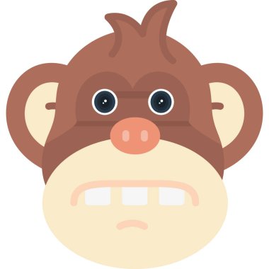 şirin maymun kafası simgesi