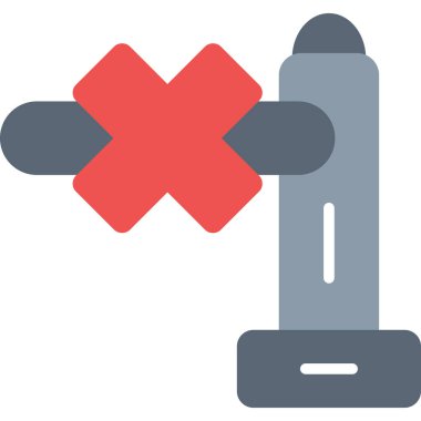 çapraz simge vektör illüstrasyonu