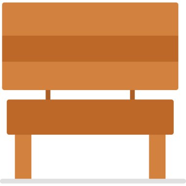 mobilya düz vektör simgesi.